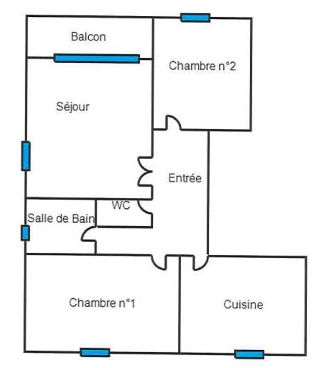 Appartement 3 Pieces Coeur Ville 基伯龙 外观 照片